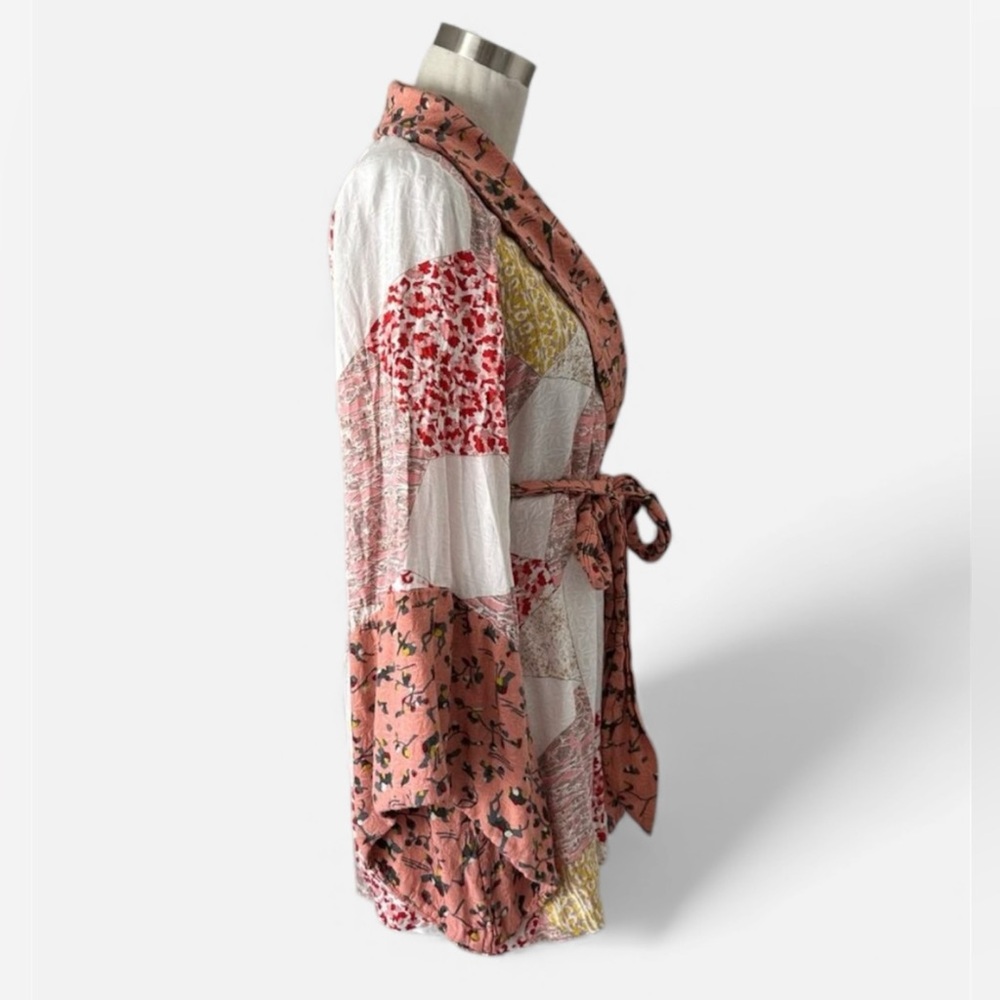 Anthropologie Floreat Effie Patchwork Pattern Robe - Picture 6 of 9